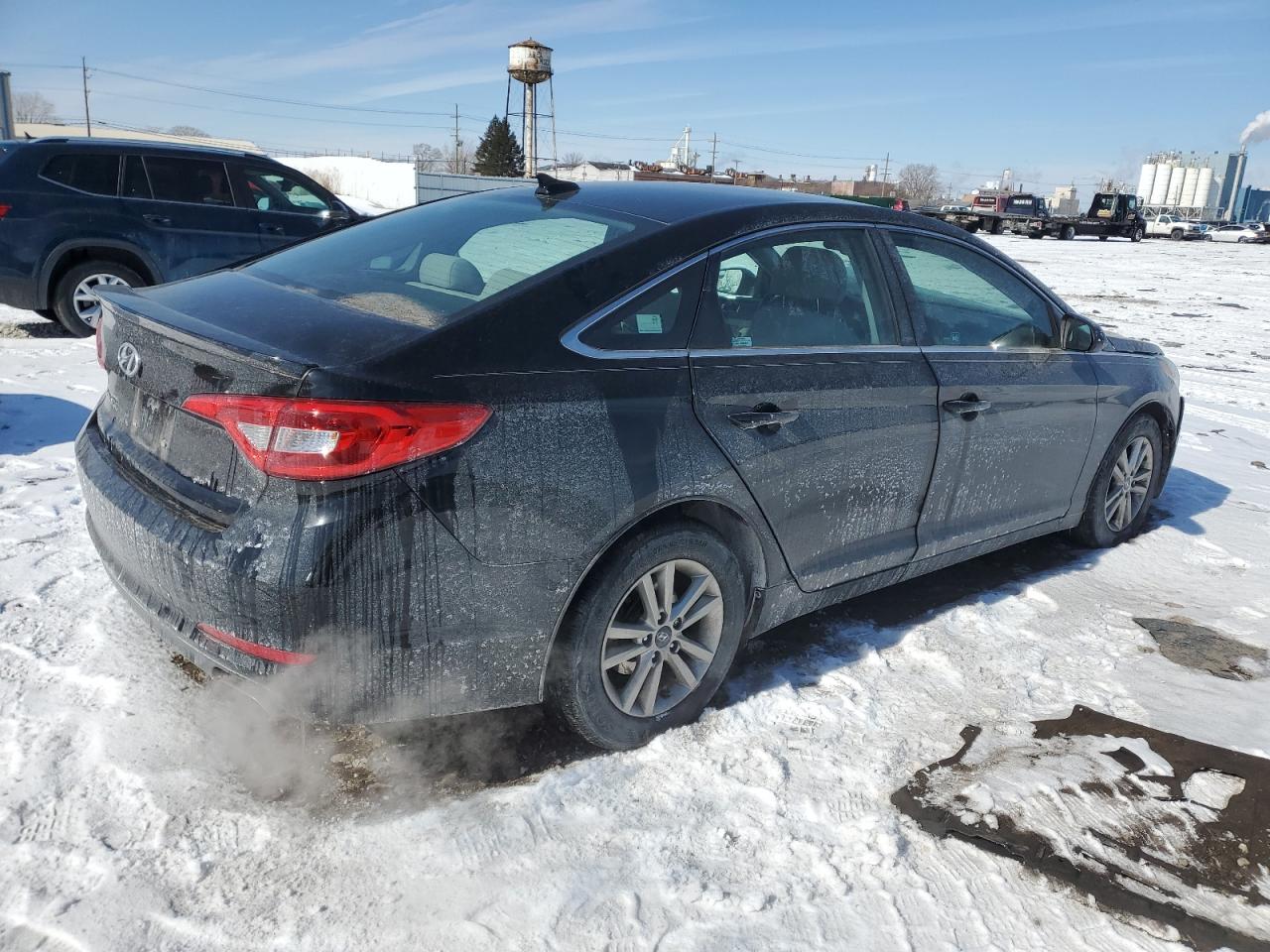 2015 Hyundai Sonata VIN 5NPE24AF0FH243099 Copart auction photo, front end damage thumbnail 3