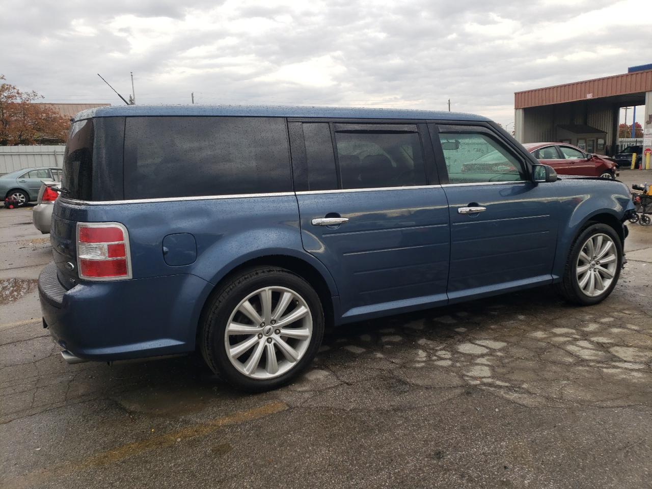 2018 Ford Flex VIN 2FMHK6C87JBA03118 Copart auction photo, front end damage thumbnail 3