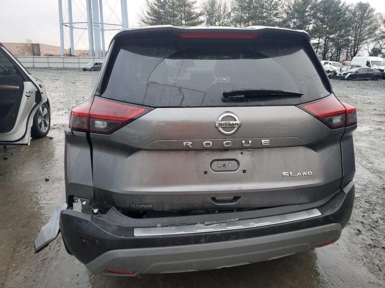 2021 Nissan Rogue VIN JN8AT3CB8MW240138 Copart auction photo, side damage thumbnail 6