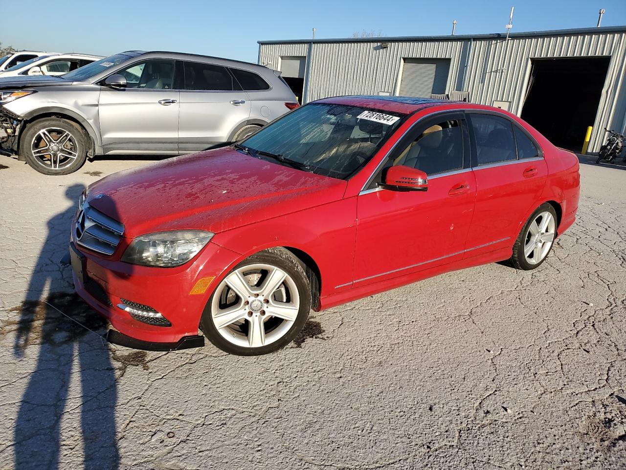 2011 Mercedes-Benz C-klasse VIN WDDGF8BB4BR144262