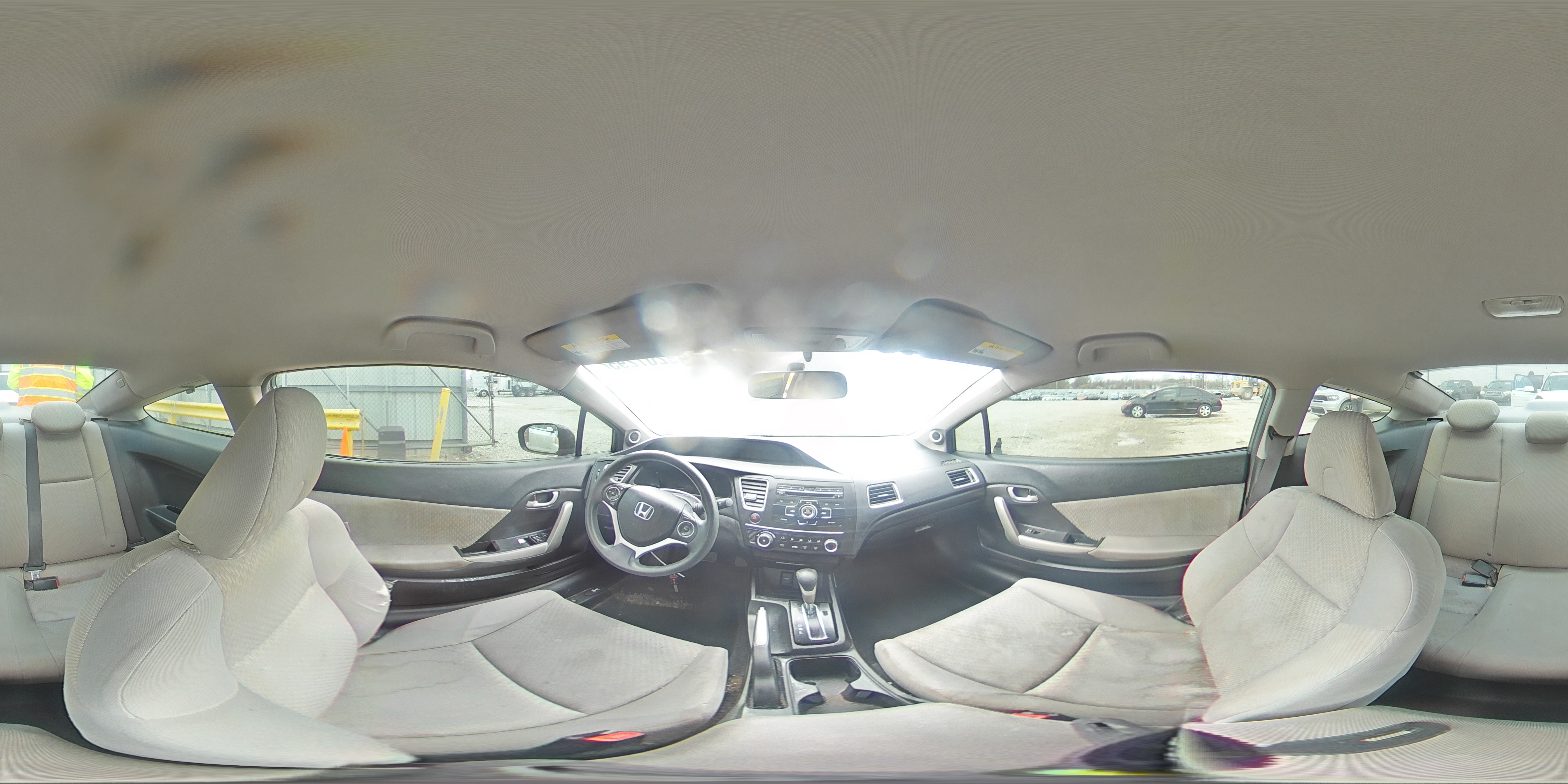 2014 Honda Civic VIN 2HGFG3B57EH517834 Copart auction photo, front end damage thumbnail 14