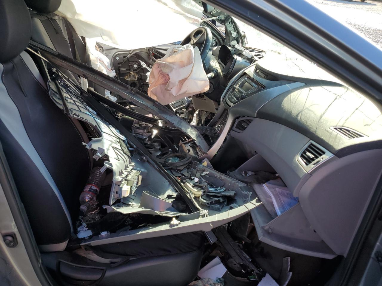 2013 Hyundai Elantra VIN 5NPDH4AEXDH381389 Copart auction photo, all over damage thumbnail 5