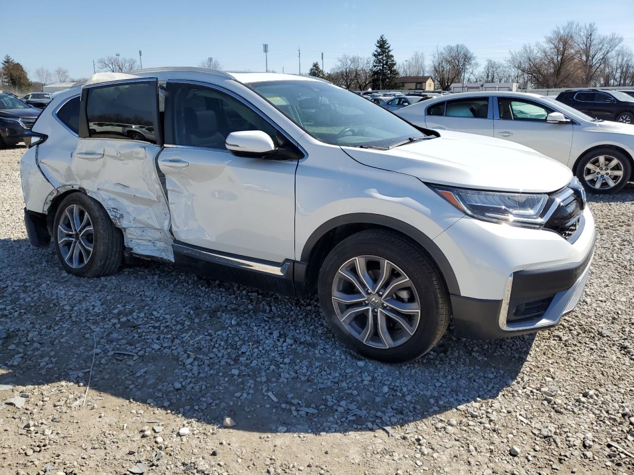 2020 Honda CR-V VIN 5J6RW2H96LL024594 Copart auction photo, side / rear end damage thumbnail 4