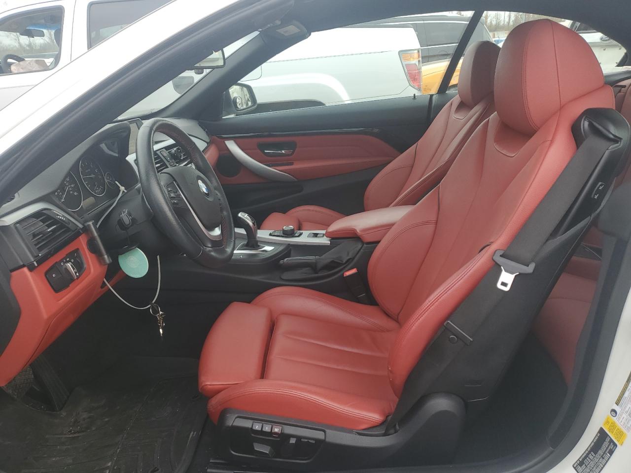 2015 BMW 4er VIN WBA3V5C56FP752480 Copart auction photo, top/roof damage thumbnail 7