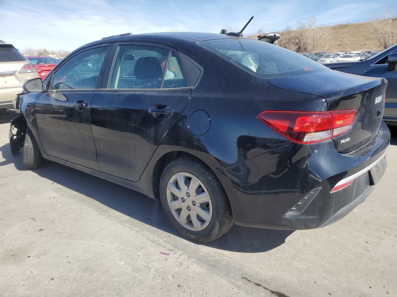2022 KIA Rio VIN 3KPA24AD6NE445249 Copart auction photo, front end damage thumbnail 2