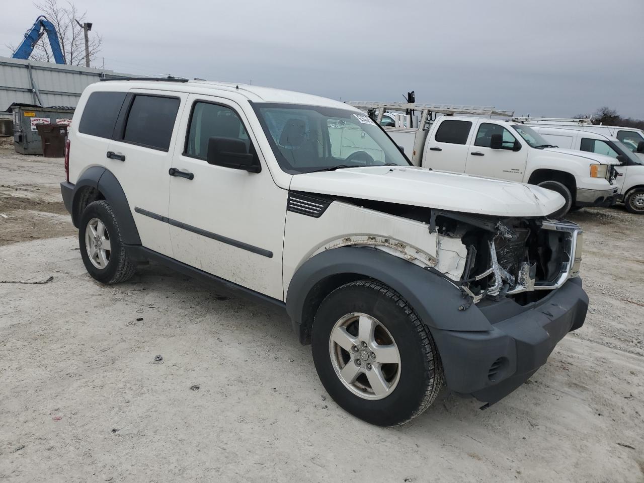 2007 Dodge Nitro VIN 1D8GU28K87W570678 Copart auction photo, front end damage thumbnail 4