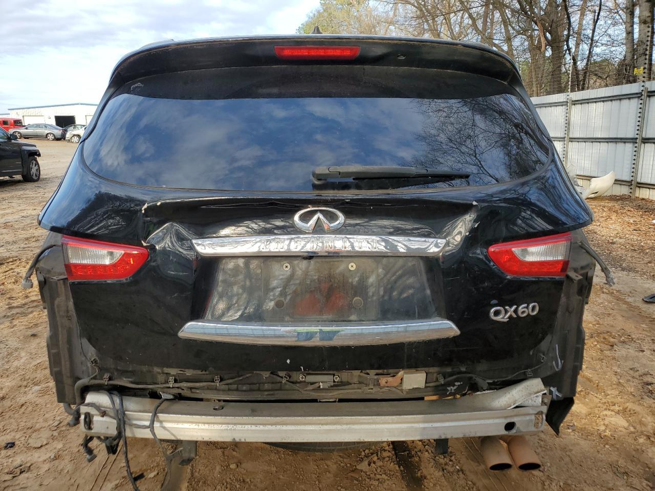 2015 Infiniti QX60 VIN 5N1AL0MM5FC538561 Copart auction photo, rear end damage thumbnail 6