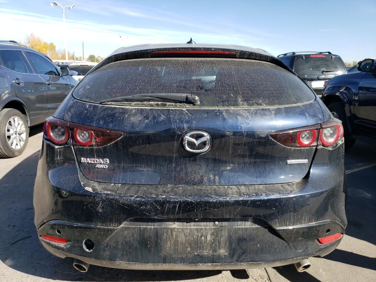2020 Mazda 3 VIN JM1BPBNM6L1154285 Copart auction photo, front end / undercarriage damage thumbnail 6