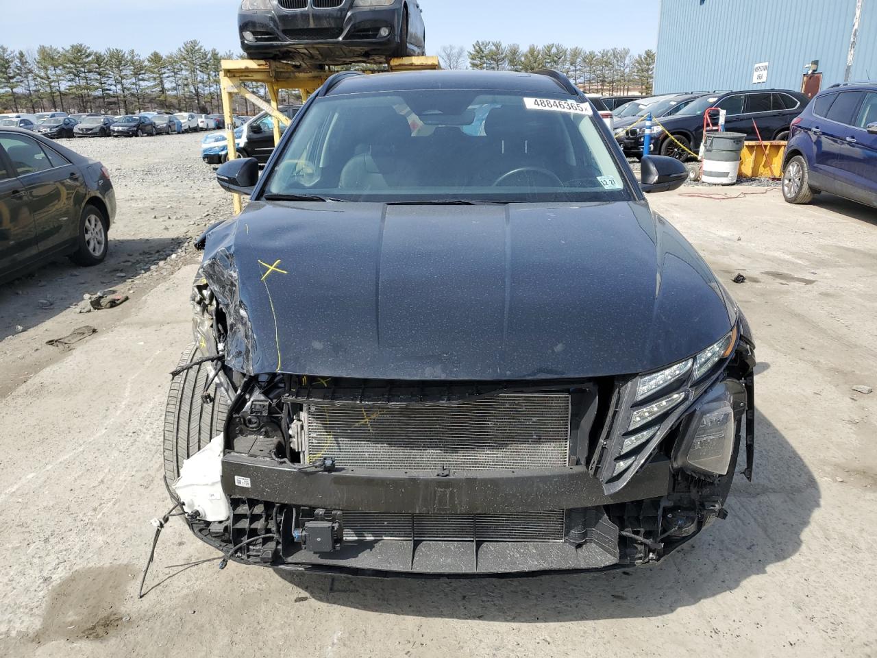 2023 Hyundai Tucson VIN 5NMJFCAEXPH198403 Copart auction photo, front end damage thumbnail 5