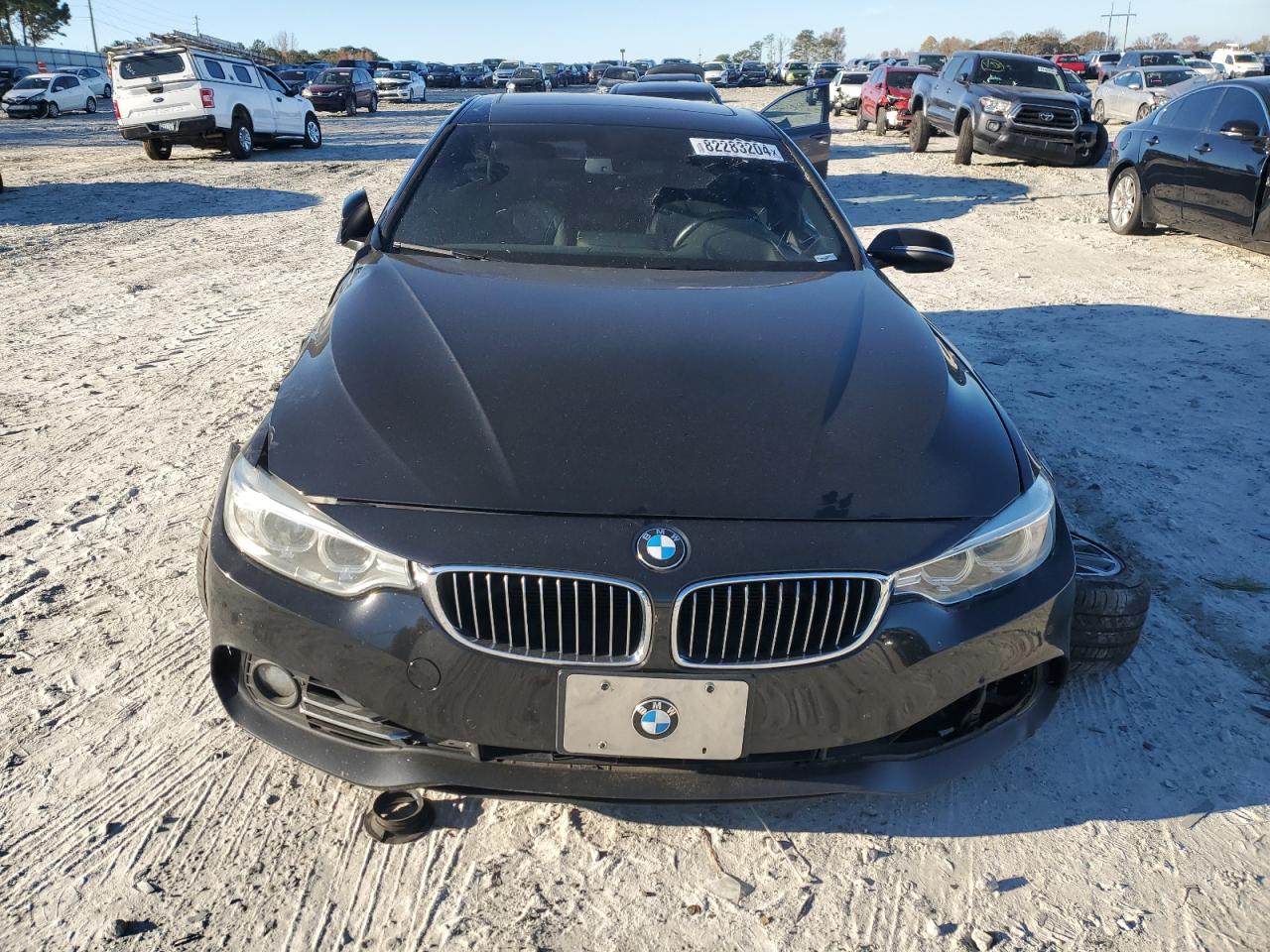 2016 BMW 4er VIN WBA4B1C55GG241883 Copart auction photo, front end / side damage thumbnail 5