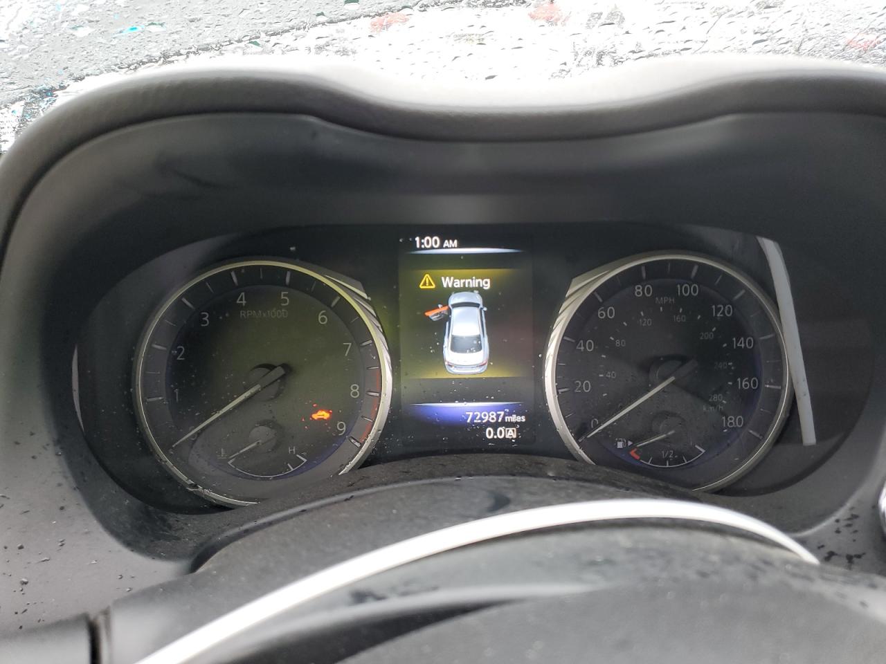 2014 Infiniti Q50 VIN JN1BV7AP6EM673683 Copart auction photo, vandalism damage thumbnail 9