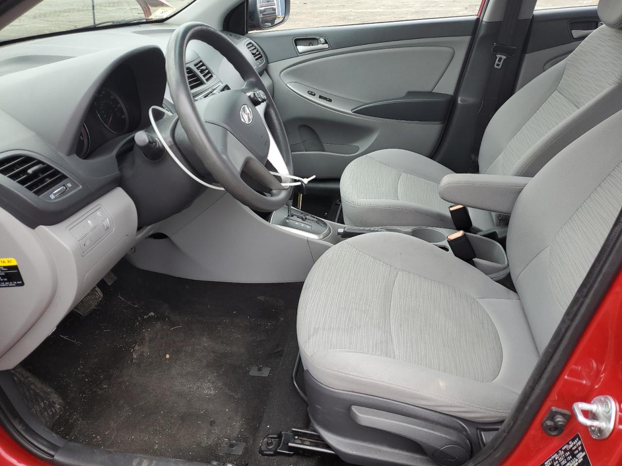 2015 Hyundai Accent VIN KMHCT4AE2FU914964 Copart auction photo, front end / minor dent/scratches damage thumbnail 7