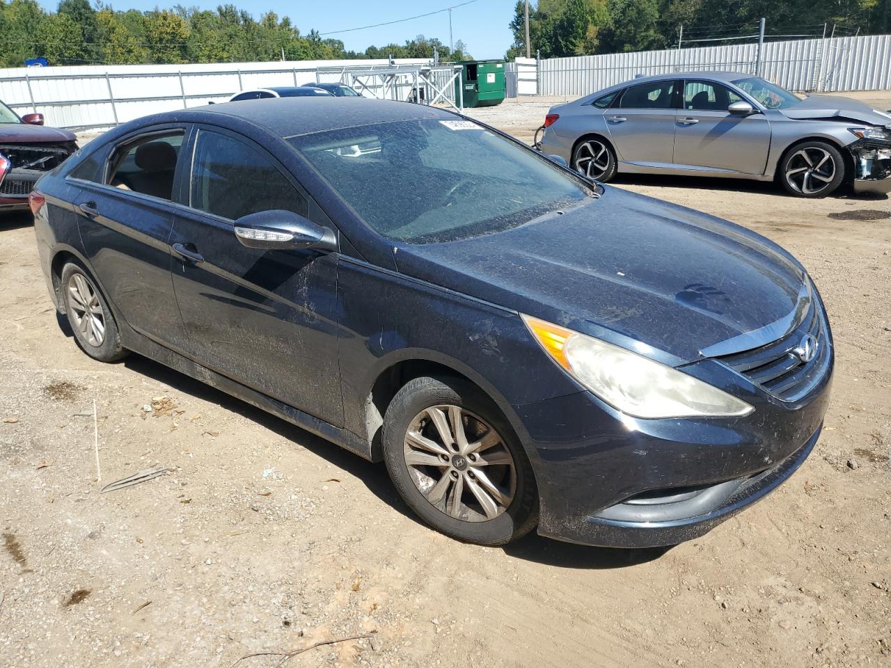 2014 Hyundai Sonata VIN 5NPEB4AC7EH827262 Copart auction photo, side damage thumbnail 4