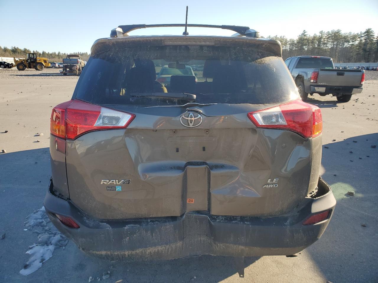 2013 Toyota RAV 4 VIN JTMBFREV1D5014885 Copart auction photo, rear end / front end damage thumbnail 6