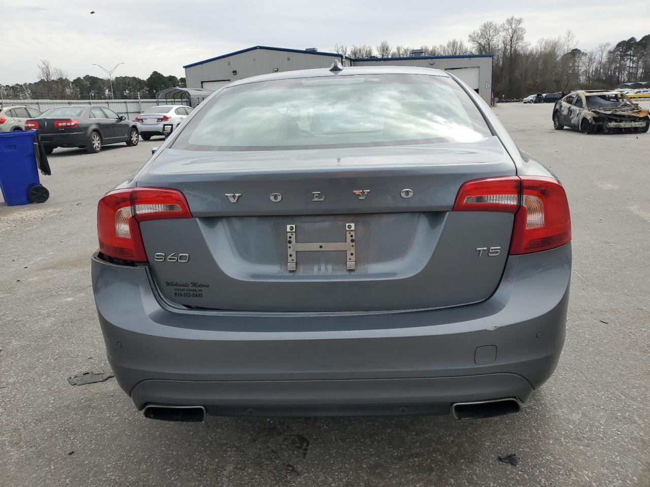2016 Volvo S60 VIN YV126MFK0G2413889 Copart auction photo, undercarriage / side damage thumbnail 6