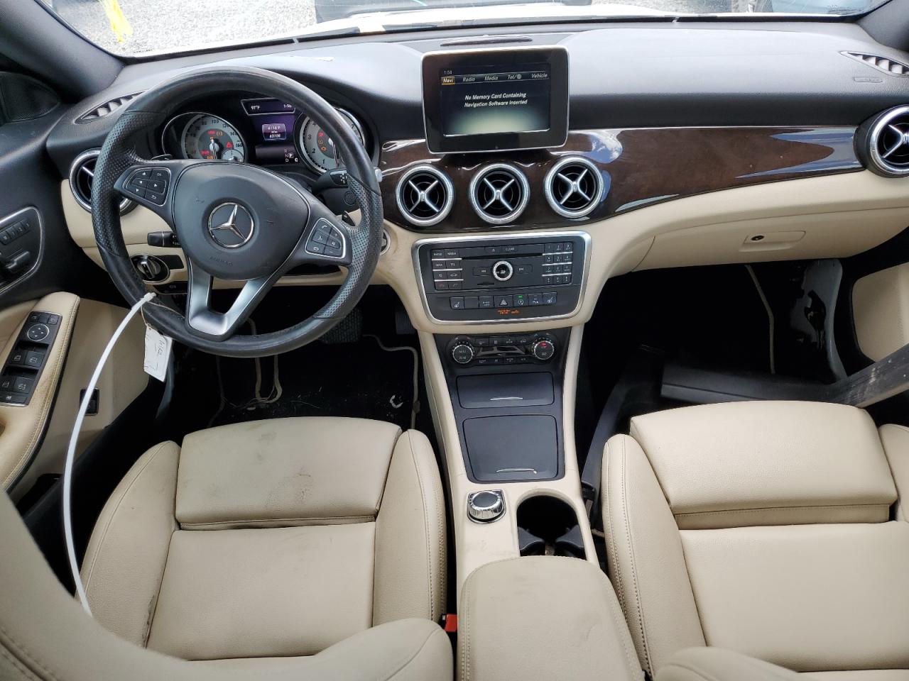 2016 Mercedes-Benz CLA-klasse VIN WDDSJ4GB6GN313027 Copart auction photo, water/flood damage thumbnail 8