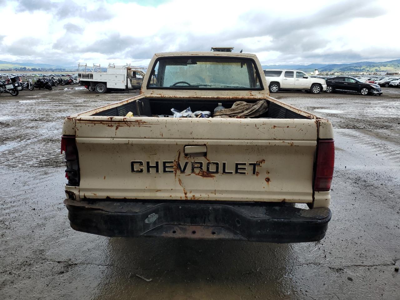 1991 Chevrolet Corvette VIN 1GCCS14E7M8128102 Copart auction photo, rear end damage thumbnail 6