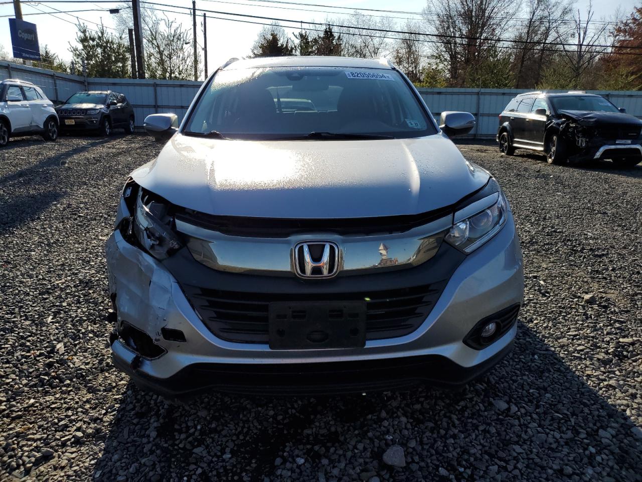 2022 Honda HR-V VIN 3CZRU6H57NM768040 Copart auction photo, side / front end damage thumbnail 5