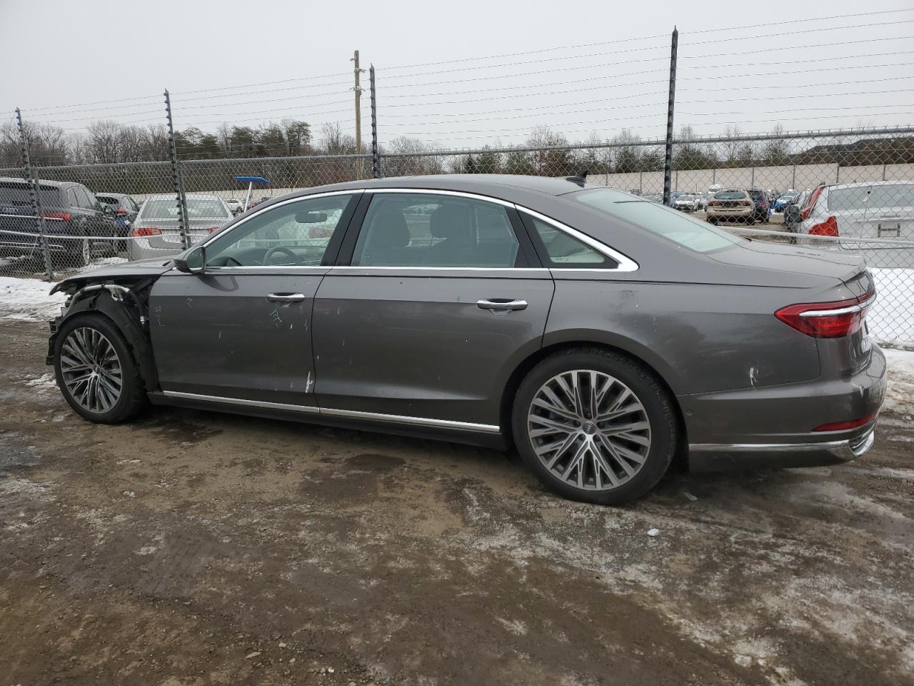 2020 Audi A8 VIN WAU8DAF84LN009010 Copart auction photo, front end / minor dent/scratches damage thumbnail 2