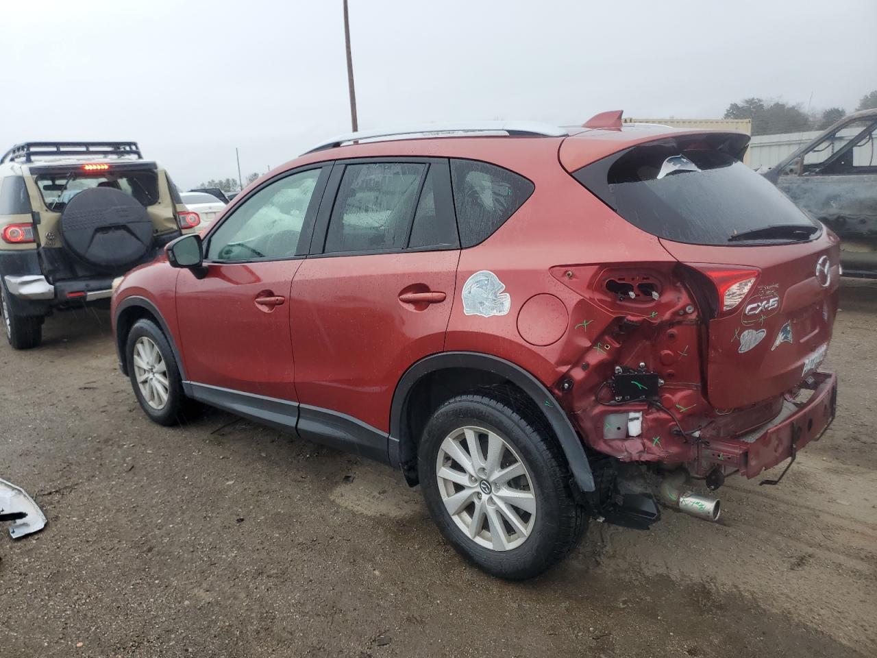 2013 Mazda CX-5 VIN JM3KE2CE6D0154075 Copart auction photo, undercarriage / rear end damage thumbnail 2