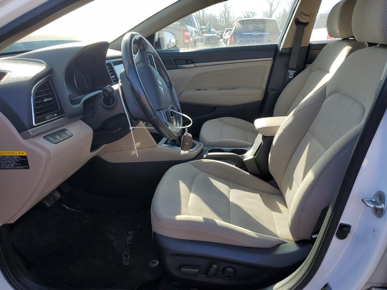 2017 Hyundai Elantra VIN 5NPD84LF5HH162254 Copart auction photo, front end / rejected repair damage thumbnail 7