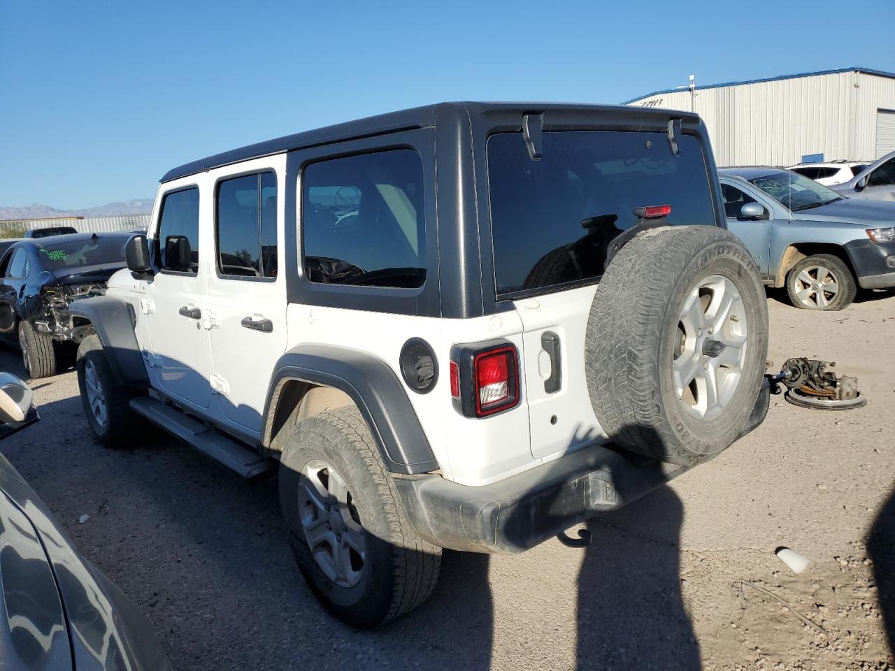 2019 Jeep Wrangler VIN 1C4HJXDG4KW508844 Copart auction photo, front end damage thumbnail 2