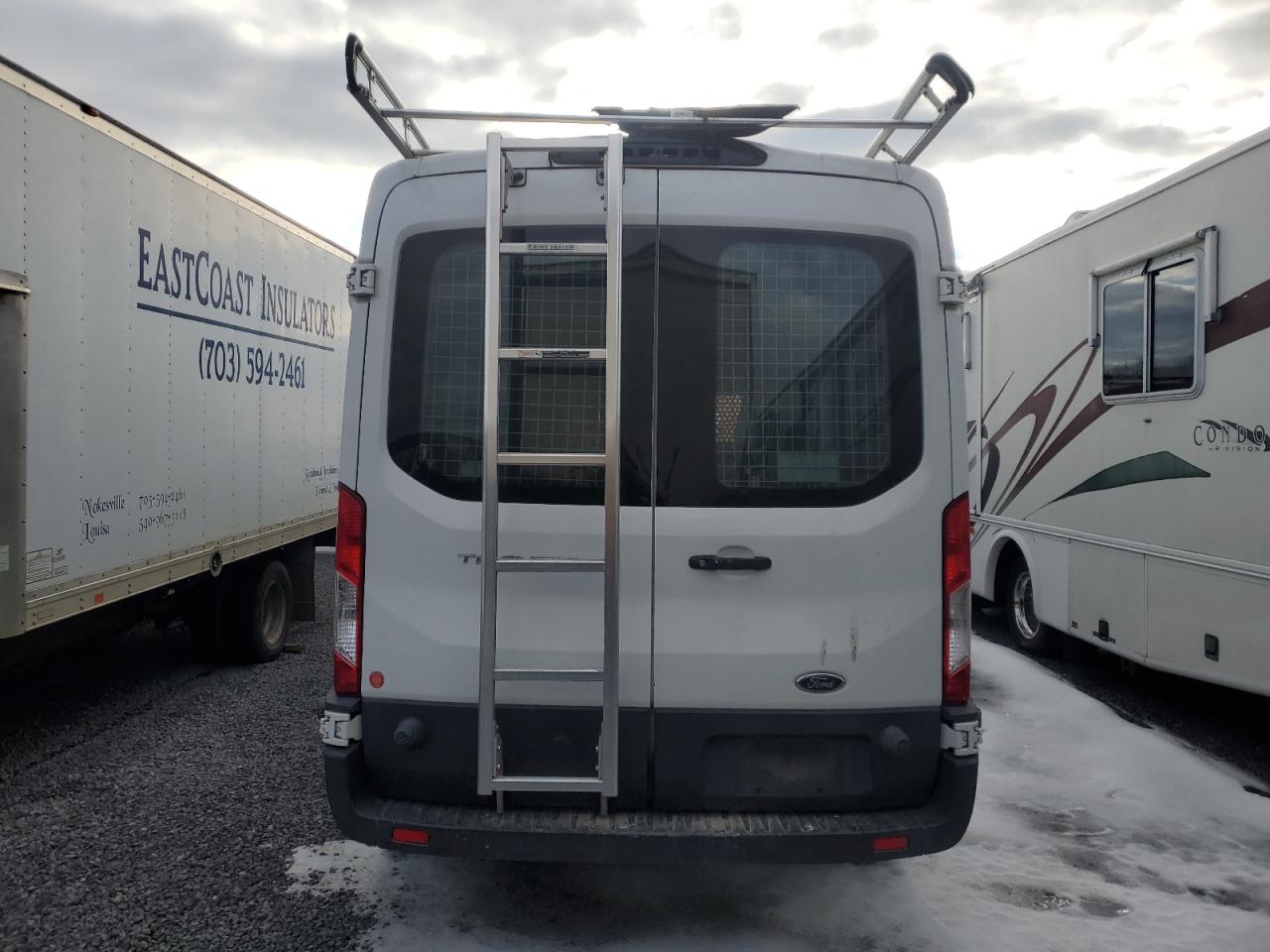 2018 Ford Transit VIN 1FTYE2CM5JKA42801 Copart auction photo, side / top/roof damage thumbnail 6