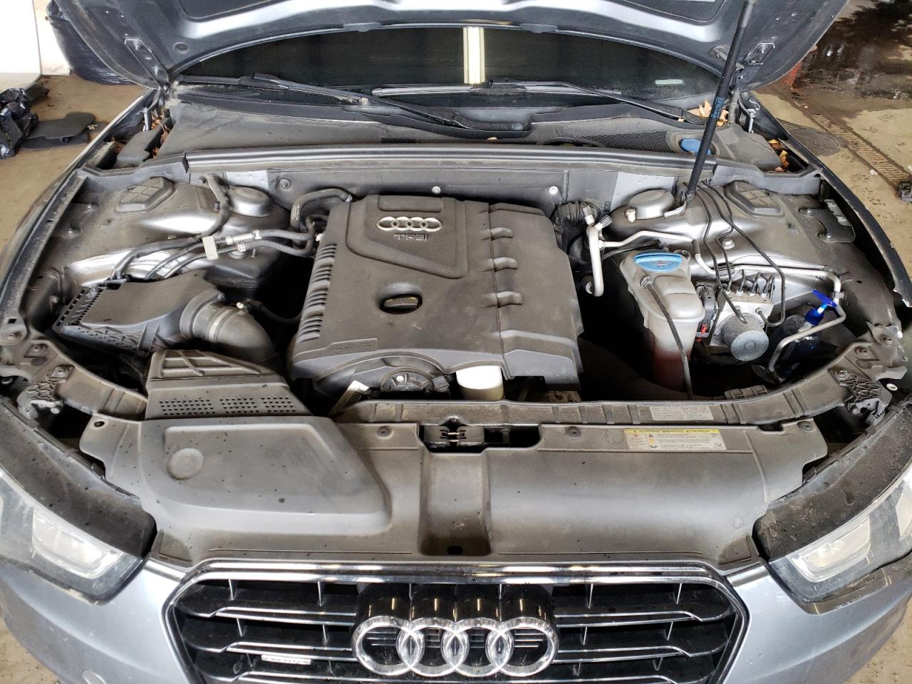 2014 Audi A5 VIN WAULFAFR0EA039208 Copart auction photo, front end / side damage thumbnail 11