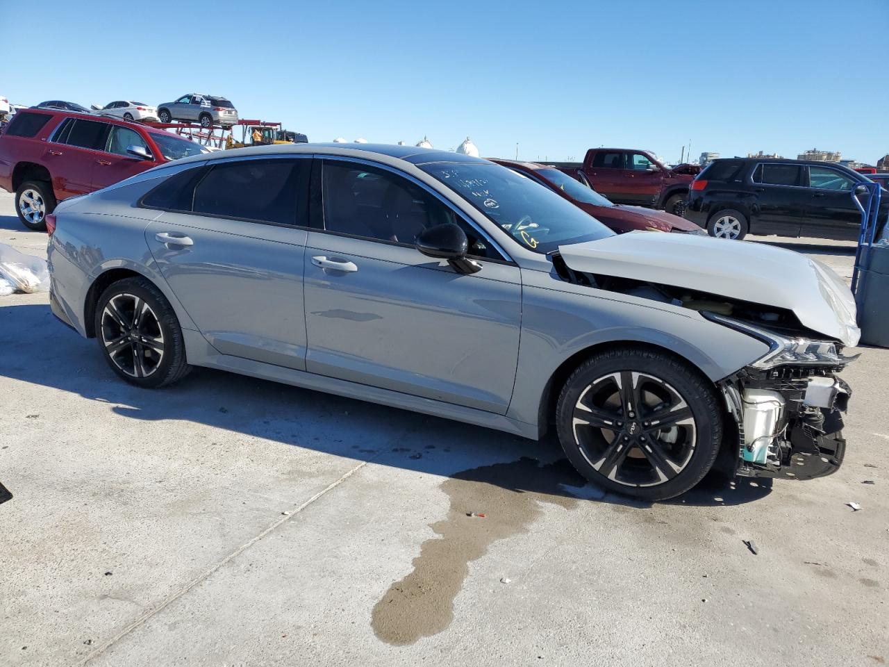 2022 KIA K5 VIN 5XXG64J21NG157255 Copart auction photo, front end / minor dent/scratches damage thumbnail 4