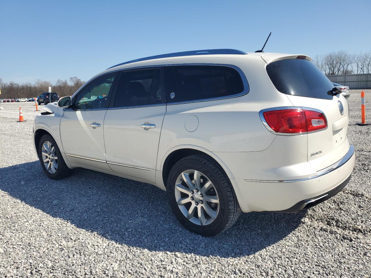 2014 Buick Enclave VIN 5GAKRCKD6EJ257117 Copart auction photo, front end / minor dent/scratches damage thumbnail 2