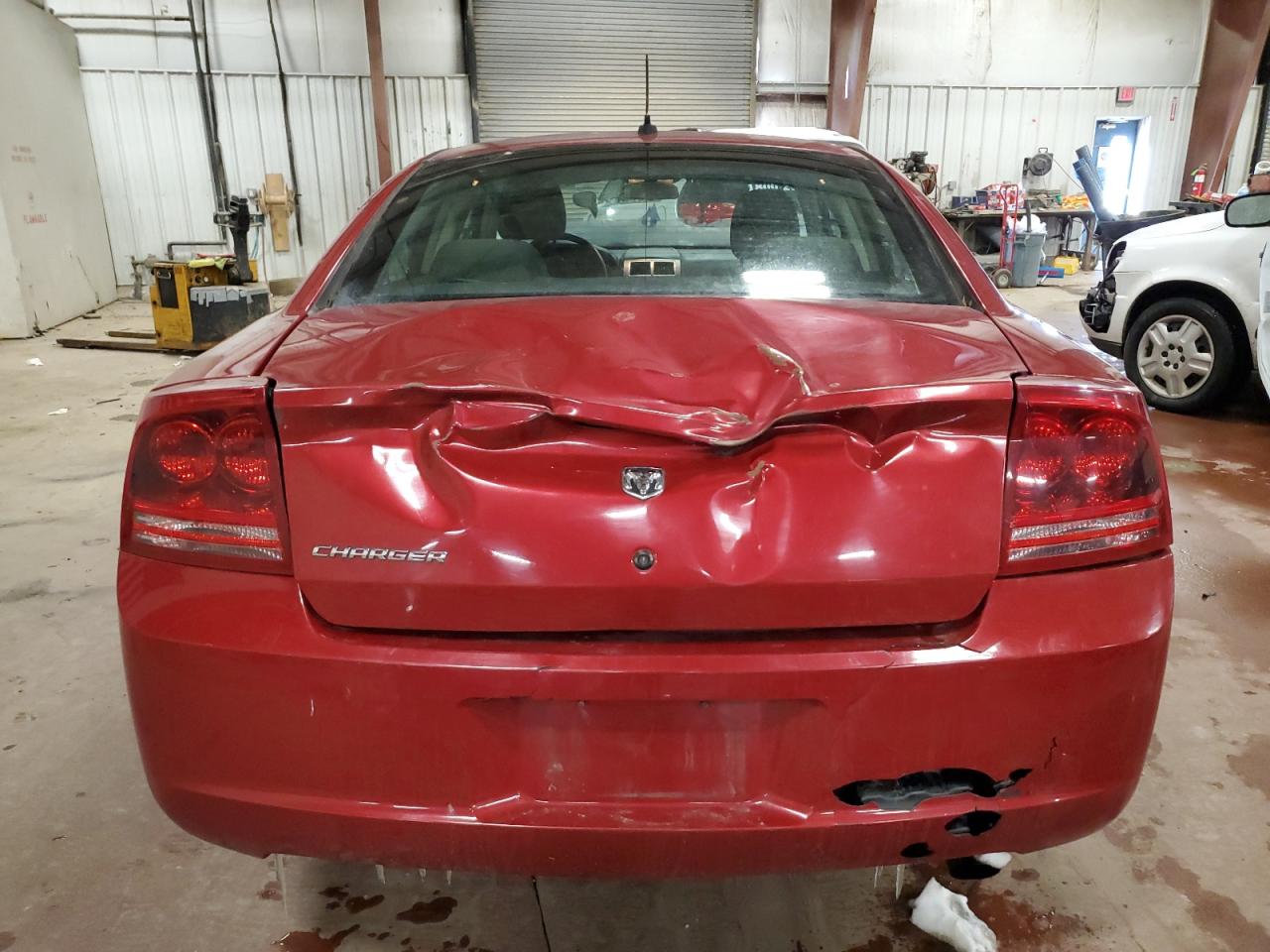 2008 Dodge Charger VIN 2B3KA43G78H314985 Copart auction photo, rear end / front end damage thumbnail 6