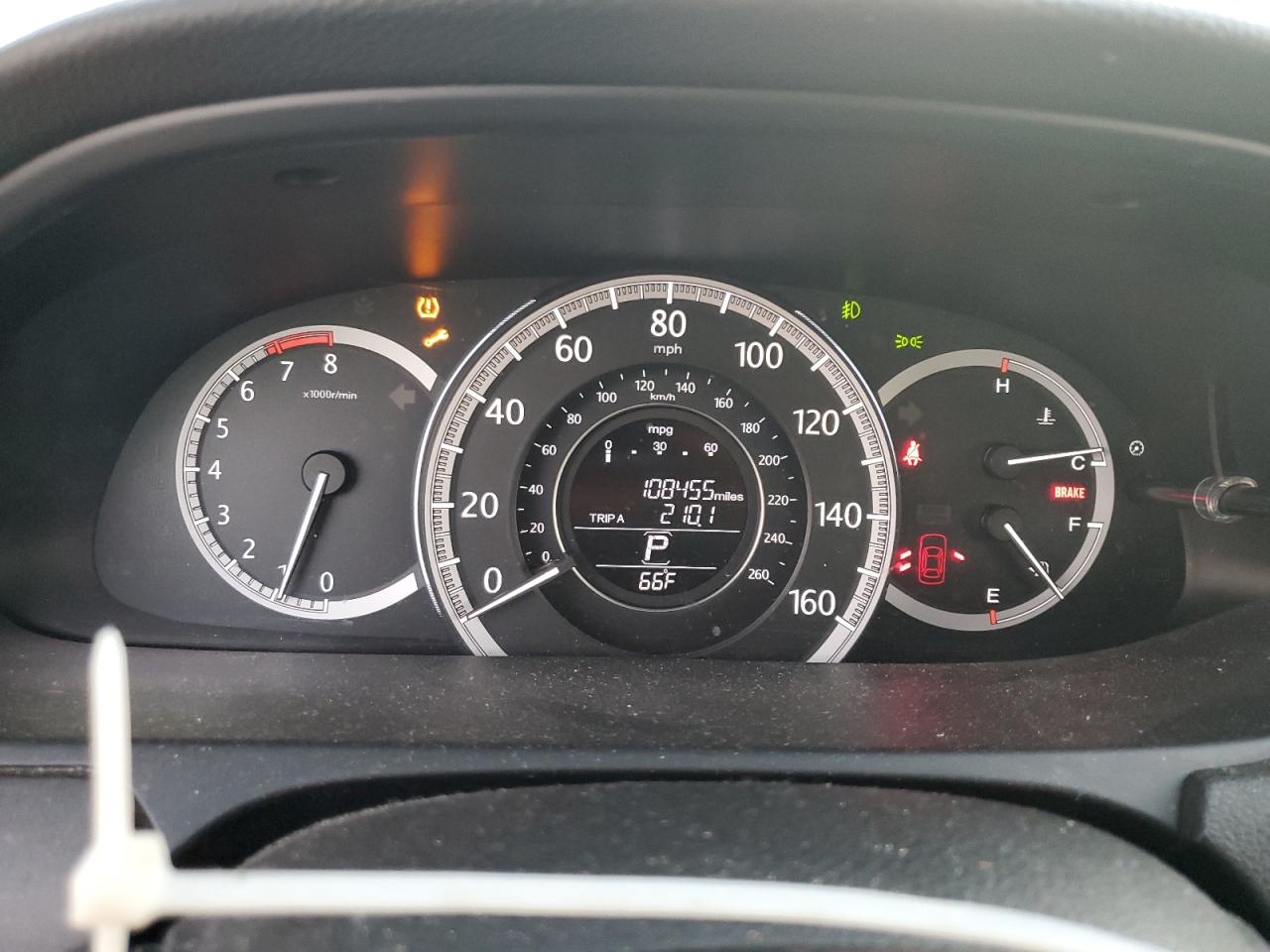 2015 Honda Accord VIN 1HGCR2F70FA250331 Copart auction photo, front end damage thumbnail 9