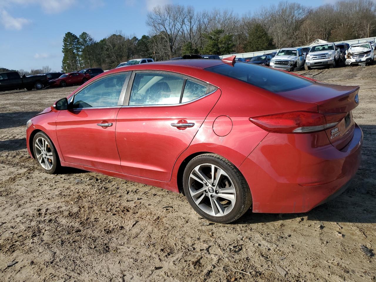 2017 Hyundai Elantra VIN 5NPD84LF2HH006155 Copart auction photo, front end / minor dent/scratches damage thumbnail 2