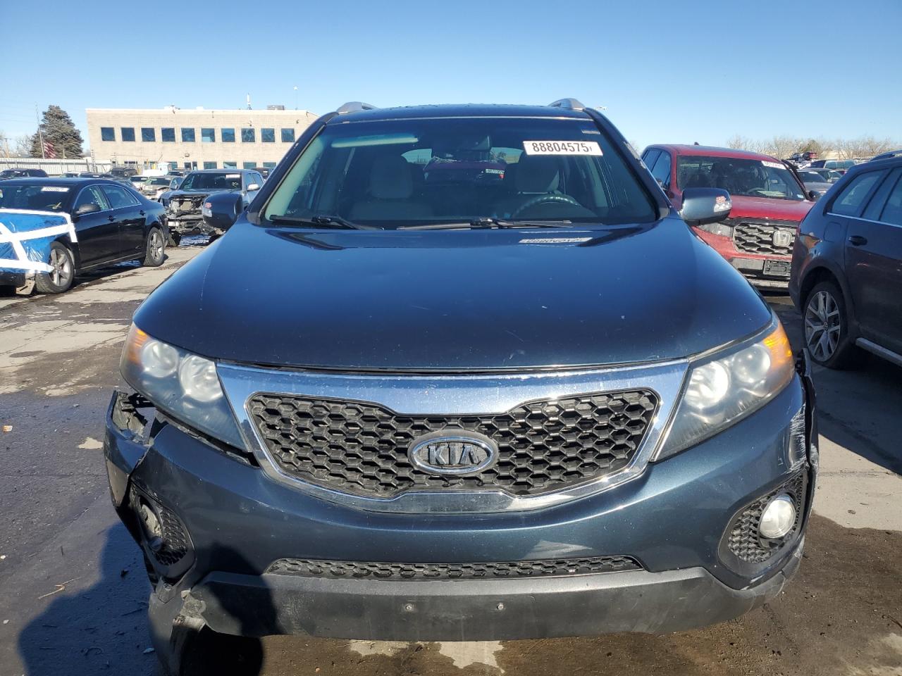 2011 KIA Sorento VIN 5XYKTCA14BG008446 Copart auction photo, front end / side damage thumbnail 5