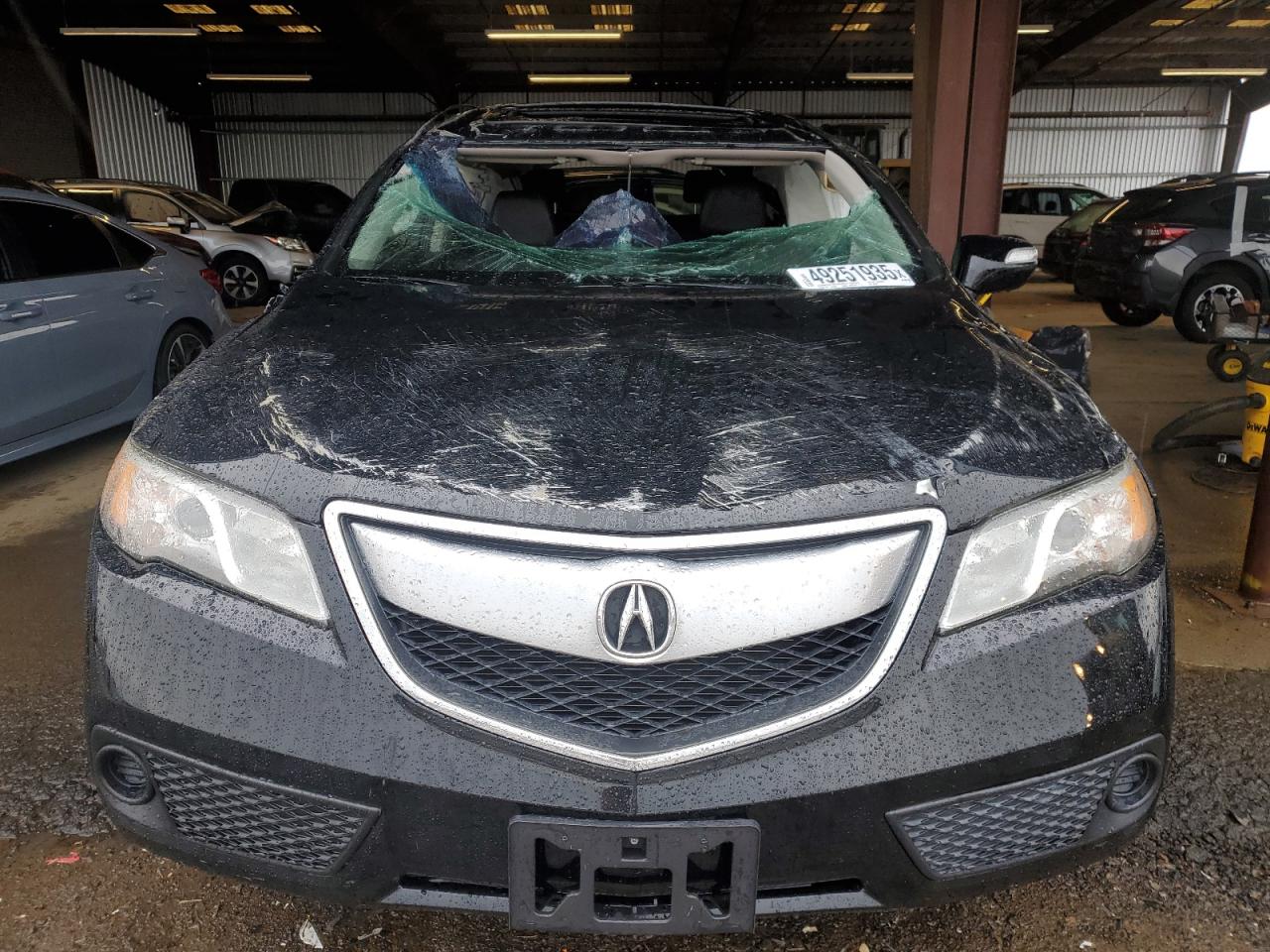 2015 Acura RDX VIN 5J8TB3H32FL008150 Copart auction photo, rollover damage thumbnail 5