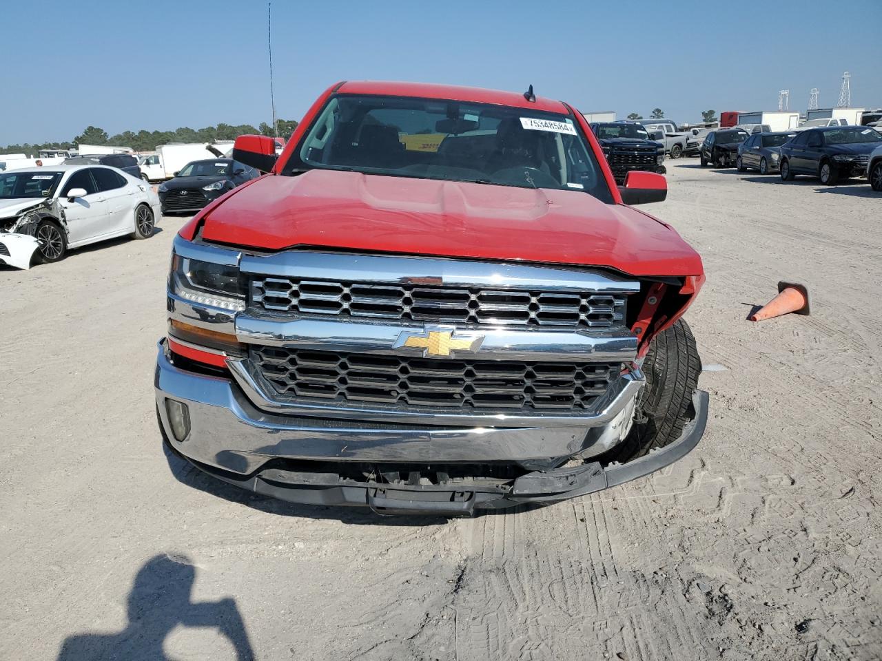 2017 Chevrolet Silverado VIN 3GCPCRECXHG427867 Copart auction photo, front end damage thumbnail 5