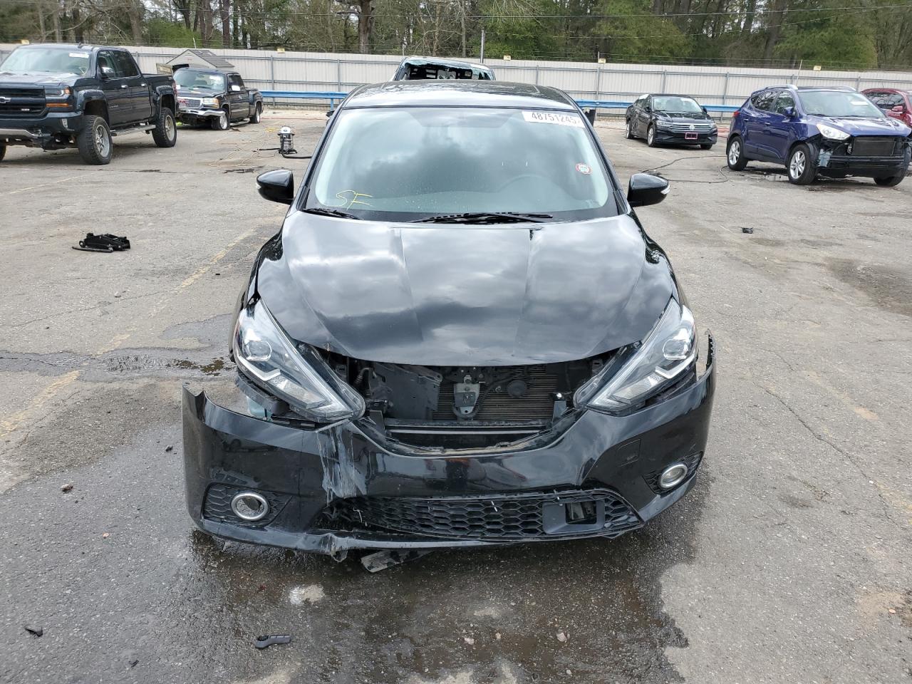 2018 Nissan Sentra VIN 3N1AB7AP4JY226491 Copart auction photo, front end damage thumbnail 5