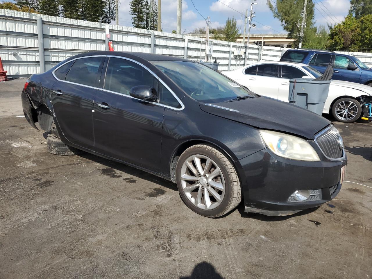 2013 Buick Verano VIN 1G4PP5SK2D4217730 Copart auction photo, rear end / undercarriage damage thumbnail 4