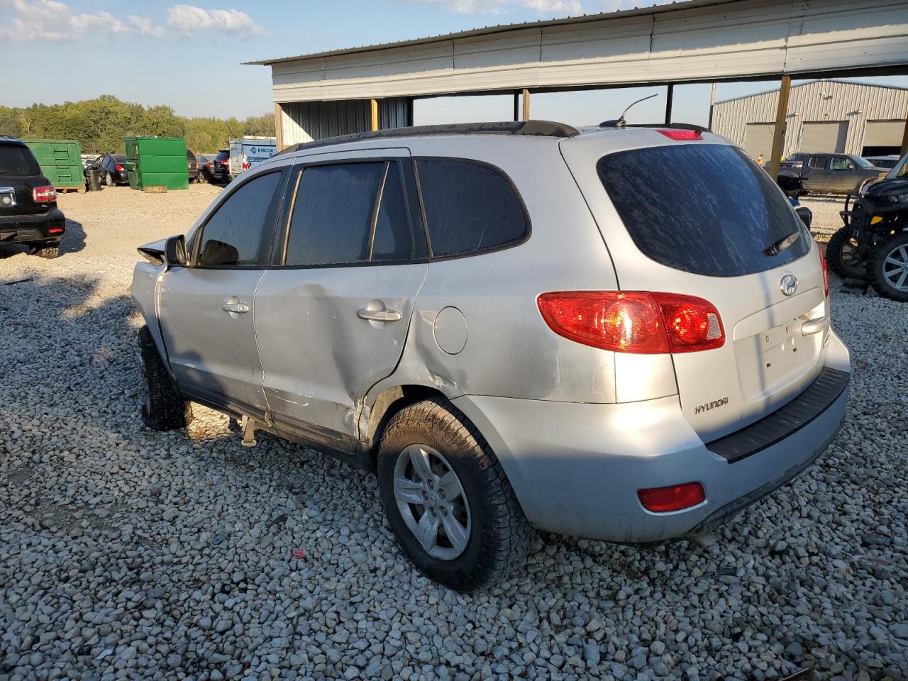 2009 Hyundai Santa Fe VIN 5NMSG13D99H330564 Copart auction photo, front end / side damage thumbnail 2