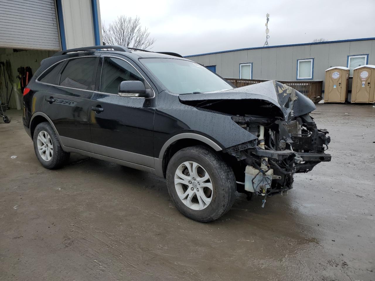 2011 Hyundai Veracruz VIN KM8NU4CCXBU163852 Copart auction photo, front end damage thumbnail 4