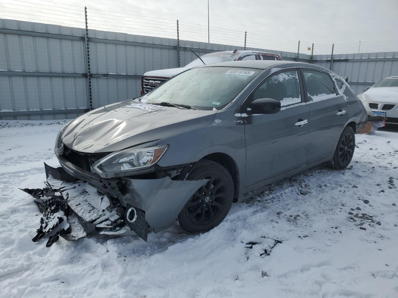 2018 Nissan Sentra VIN 3N1AB7AP3JY273771 Copart auction photo, rear end / front end damage thumbnail 2