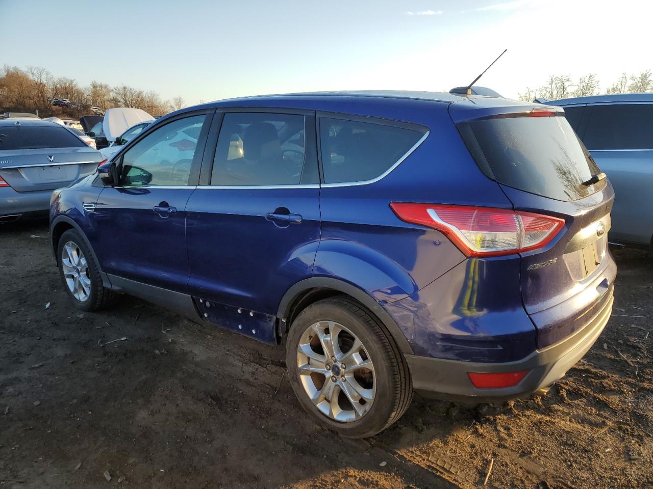 2013 Ford Escape VIN 1FMCU0H99DUD71222 Copart auction photo, side damage thumbnail 2