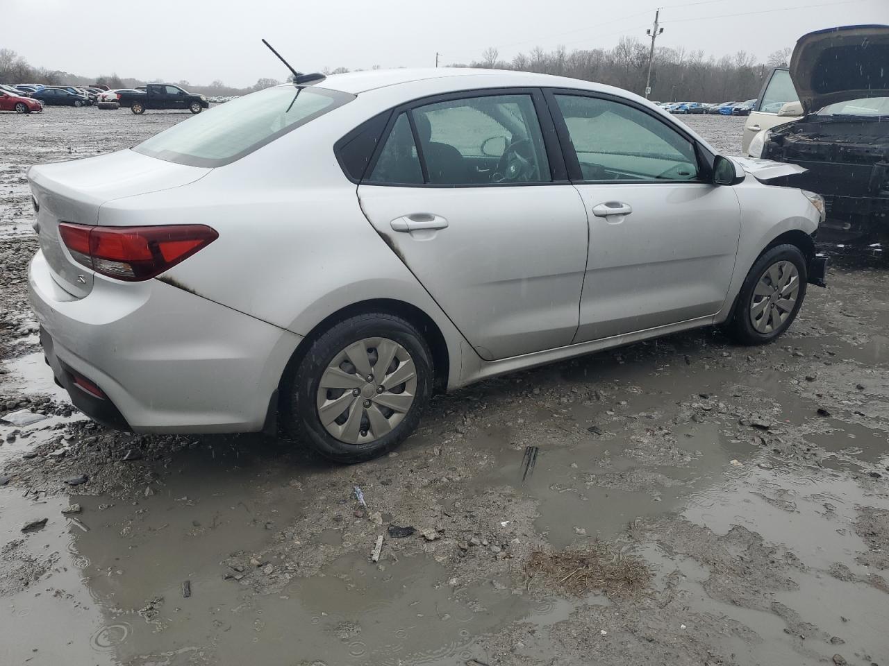 2019 KIA Rio VIN 3KPA24ABXKE210721 Copart auction photo, front end damage thumbnail 3