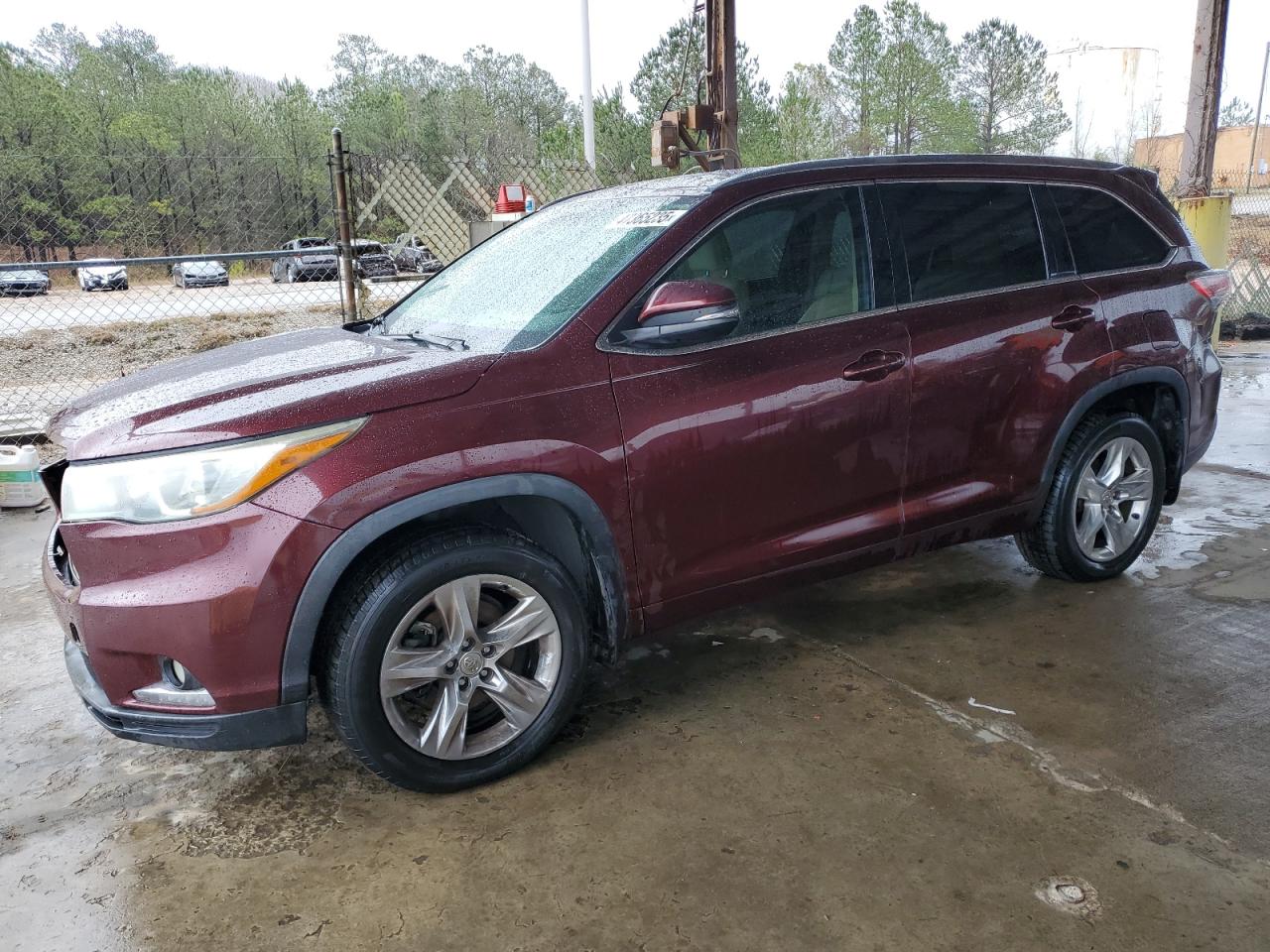 2014 Toyota Highlander VIN 5TDYKRFH6ES026623 - Copart auction photo