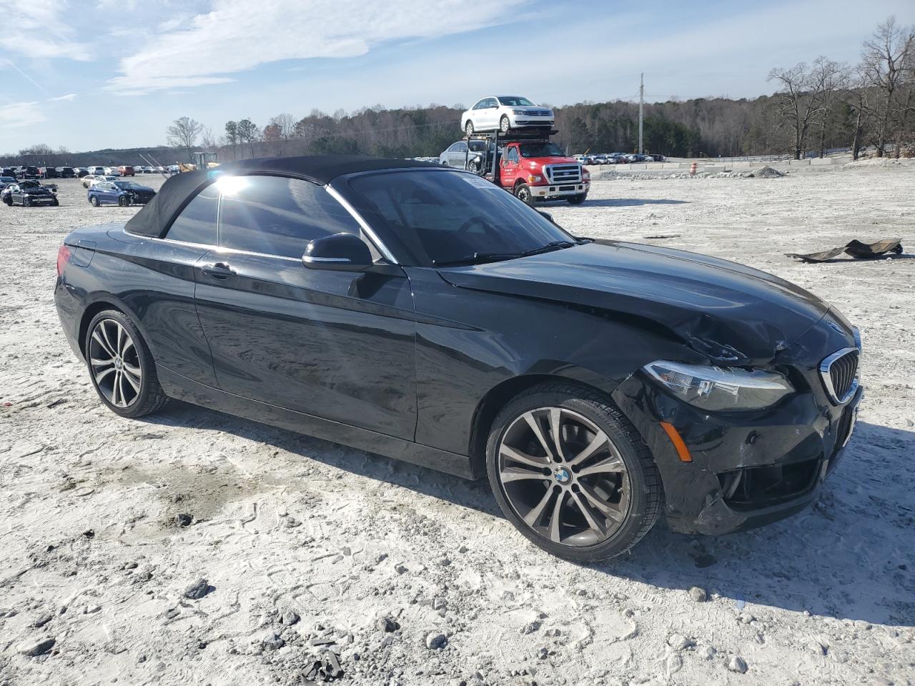 2015 BMW 2er VIN WBA1K5C5XFV473917 Copart auction photo, front end damage thumbnail 4