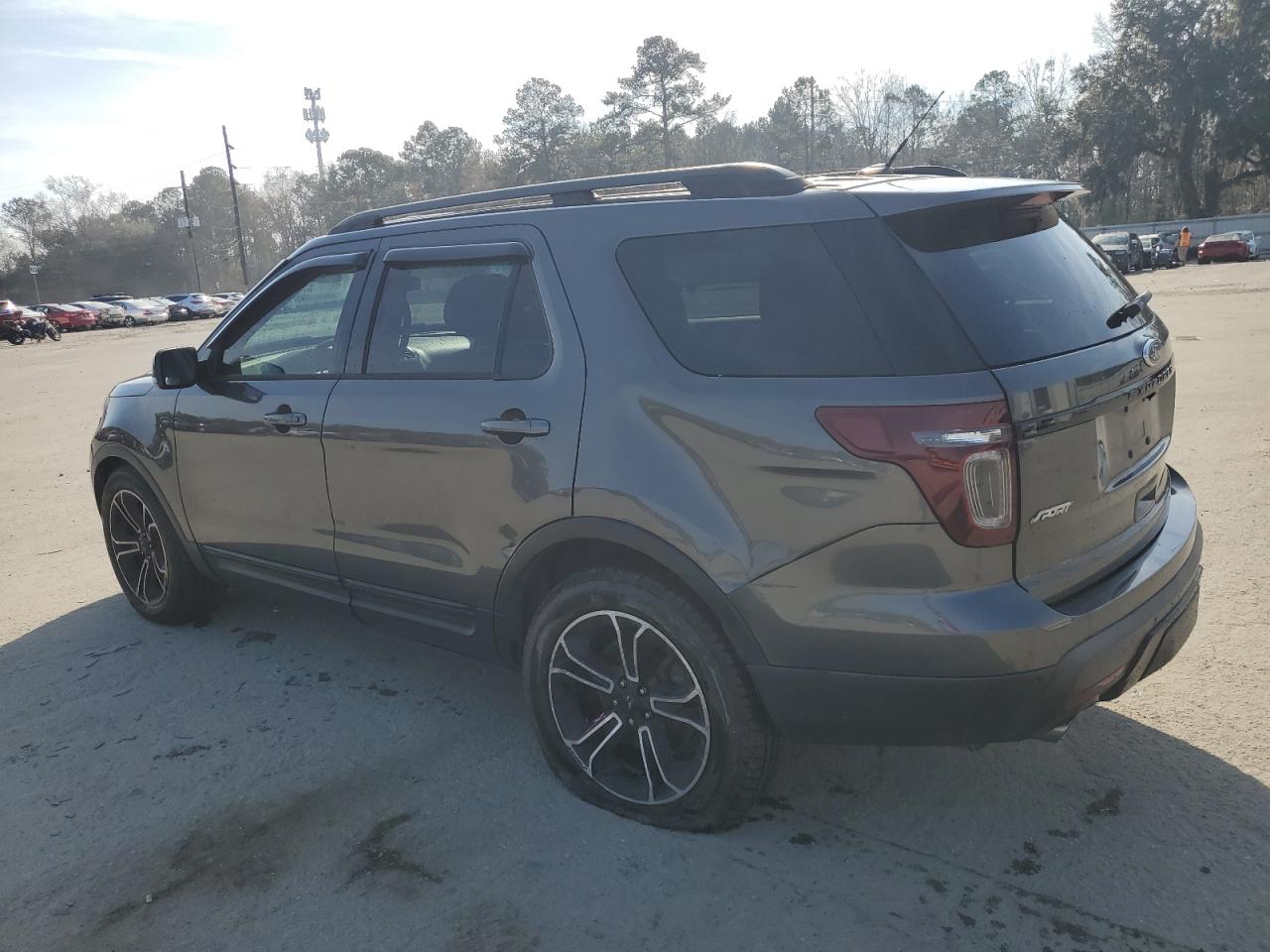 2015 Ford Explorer VIN 1FM5K8GT3FGB17744 Copart auction photo, side damage thumbnail 2