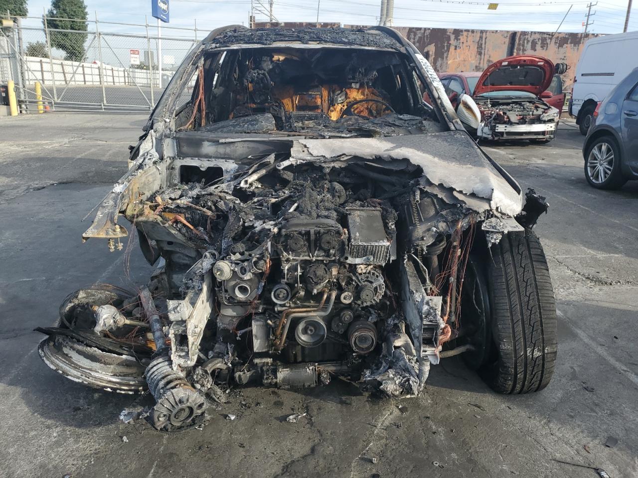 2017 Mercedes-Benz GLC VIN WDC0G4JB1HF270019 Copart auction photo, burn - engine / burn - interior damage thumbnail 5