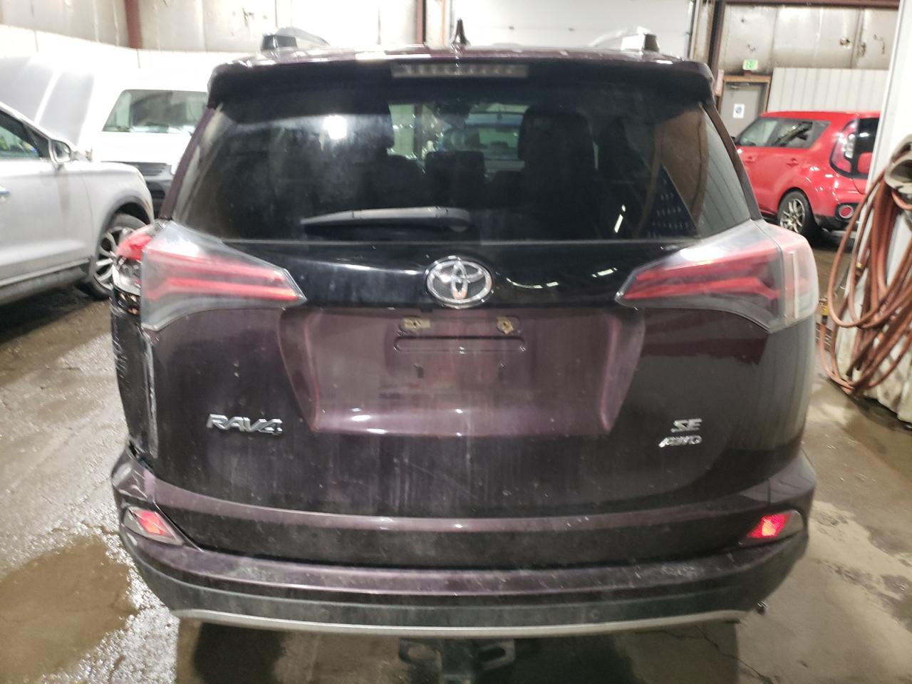 2017 Toyota RAV 4 VIN 2T3JFREV8HW597305 Copart auction photo, side / front end damage thumbnail 6