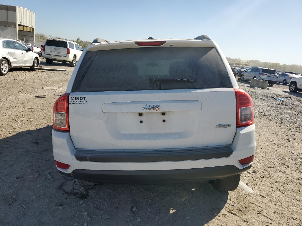 2013 Jeep Compass VIN 1C4NJCEB7DD102344 Copart auction photo, front end damage thumbnail 6