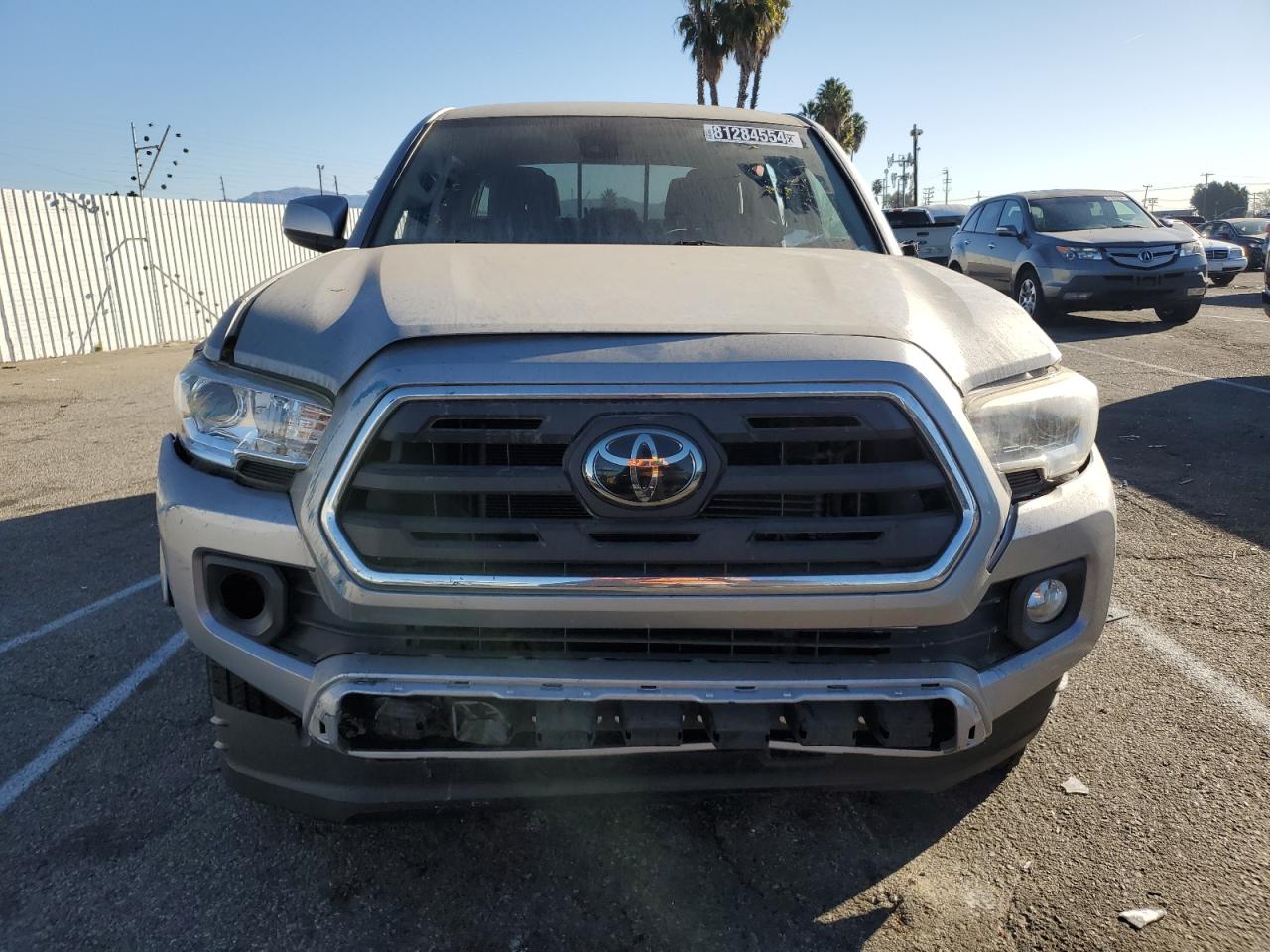 2019 Toyota Tacoma VIN 3TMAZ5CN9KM102752 Copart auction photo, side / front end damage thumbnail 5